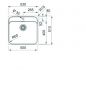 Preview: Franke Edelstahlbecken SRX 210-50 A Edelstahl Drehknopf Chrom